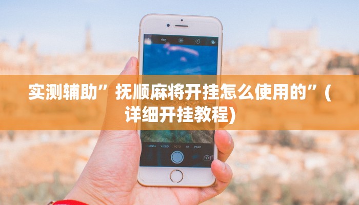 实测辅助”抚顺麻将开挂怎么使用的”(详细开挂教程)