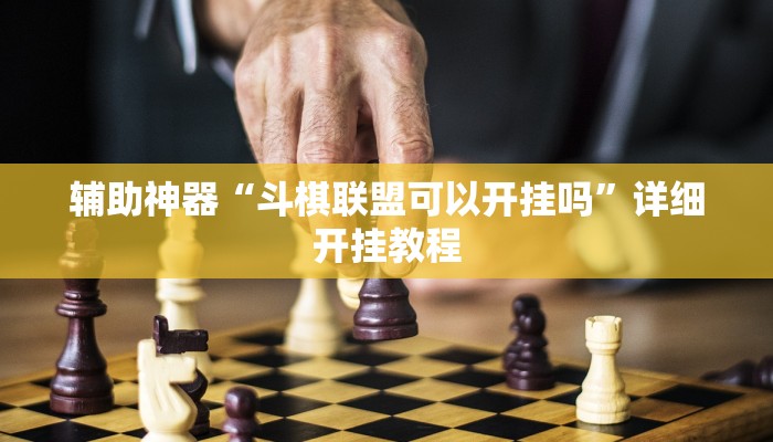 辅助神器“斗棋联盟可以开挂吗”详细开挂教程