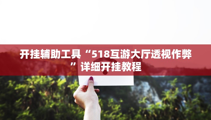 开挂辅助工具“518互游大厅透视作弊”详细开挂教程