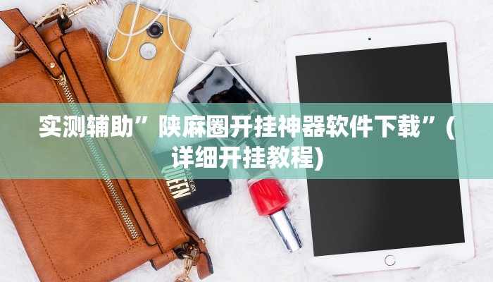 实测辅助”陕麻圈开挂神器软件下载”(详细开挂教程)