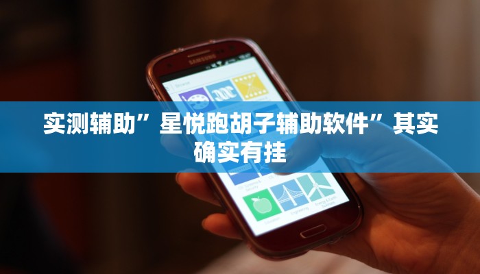 实测辅助”星悦跑胡子辅助软件”其实确实有挂