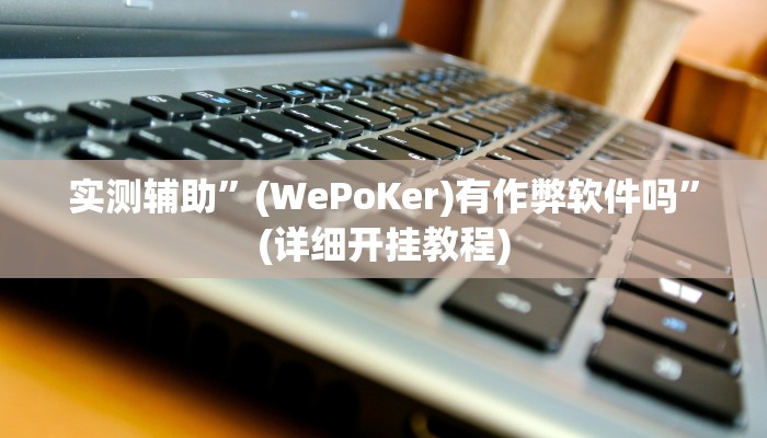 实测辅助”(WePoKer)有作弊软件吗”(详细开挂教程)
