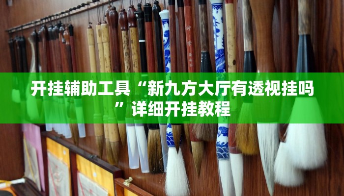 开挂辅助工具“新九方大厅有透视挂吗”详细开挂教程