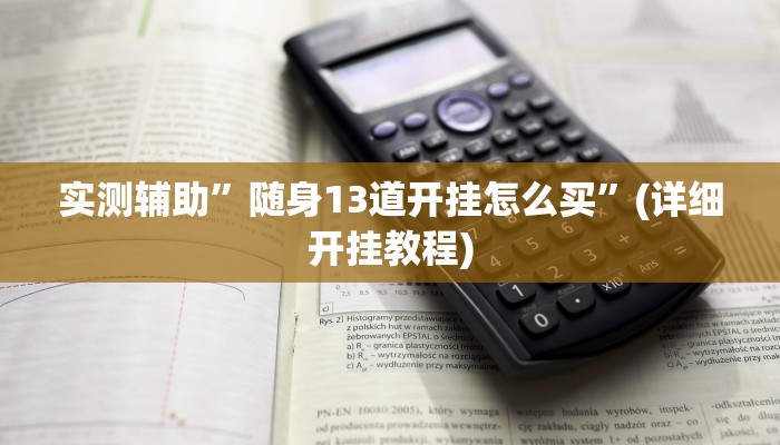实测辅助”随身13道开挂怎么买”(详细开挂教程)