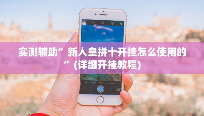 实测辅助”新人皇拼十开挂怎么使用的”(详细开挂教程)