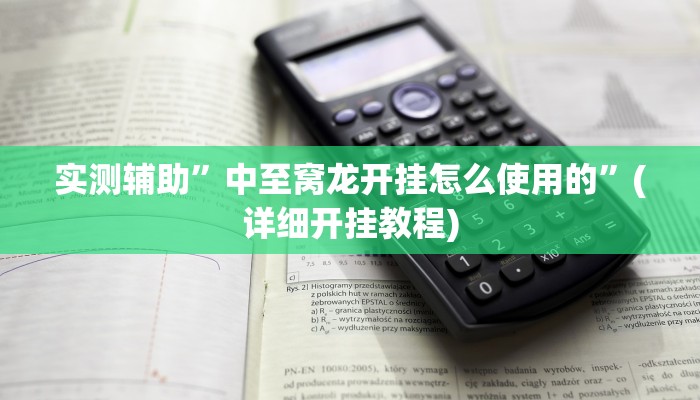 实测辅助”中至窝龙开挂怎么使用的”(详细开挂教程)