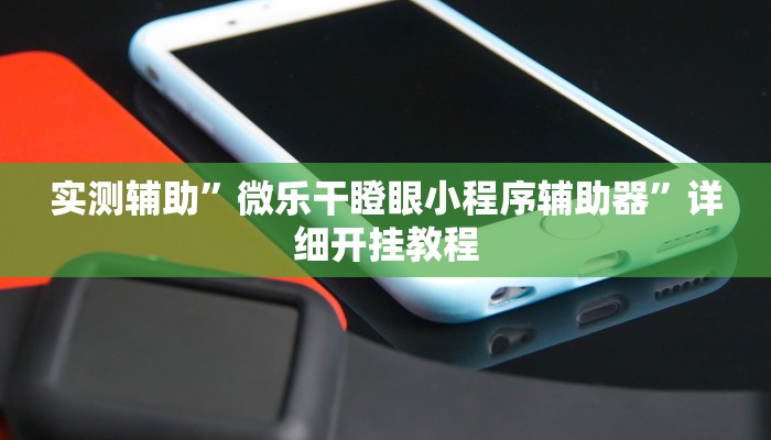 实测辅助”微乐干瞪眼小程序辅助器”详细开挂教程