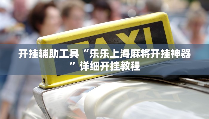 开挂辅助工具“乐乐上海麻将开挂神器”详细开挂教程