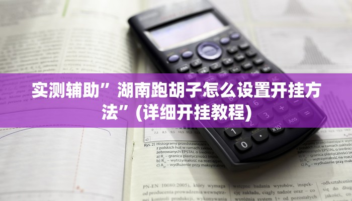 实测辅助”湖南跑胡子怎么设置开挂方法”(详细开挂教程)
