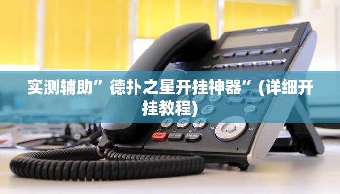 实测辅助”德扑圈辅助开挂”其实确实有挂