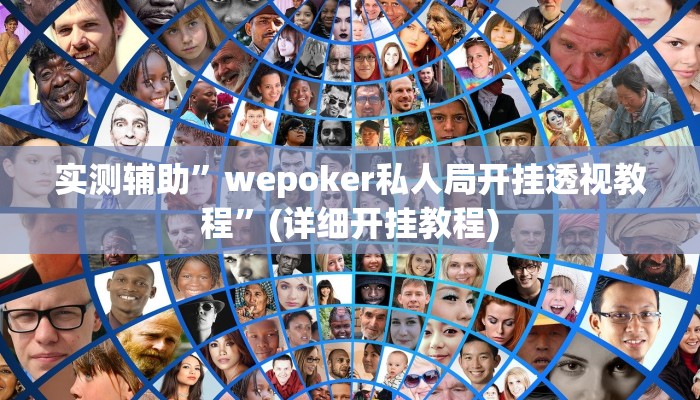 实测辅助”wepoker私人局开挂透视教程”(详细开挂教程)