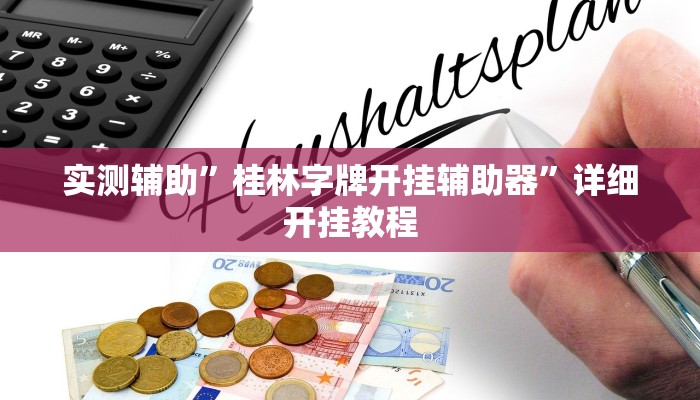 实测辅助”桂林字牌开挂辅助器”详细开挂教程