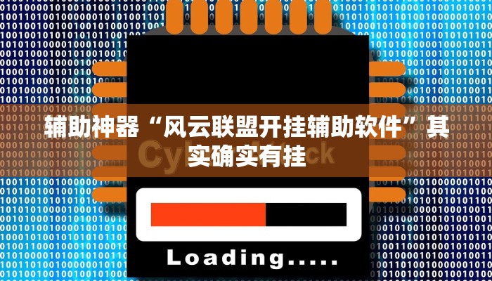辅助神器“风云联盟开挂辅助软件”其实确实有挂