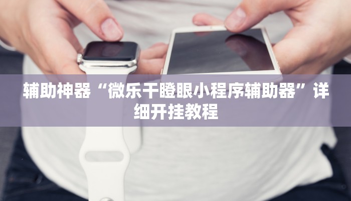 辅助神器“微乐干瞪眼小程序辅助器”详细开挂教程