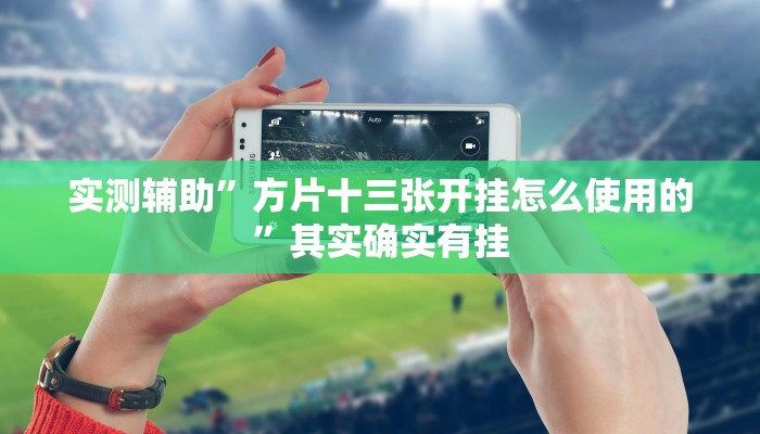 实测辅助”方片十三张开挂怎么使用的”其实确实有挂