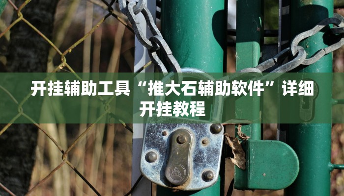 开挂辅助工具“推大石辅助软件”详细开挂教程