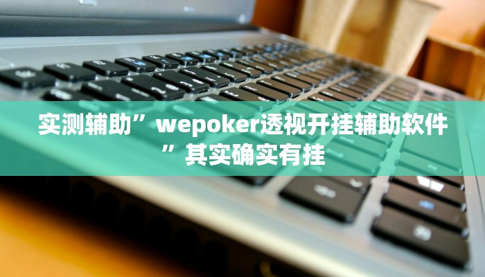实测辅助”wepoker透视开挂辅助软件”其实确实有挂