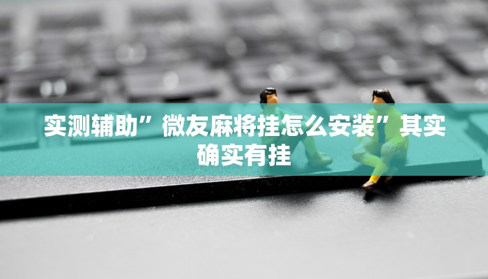 实测辅助”微友麻将挂怎么安装”其实确实有挂