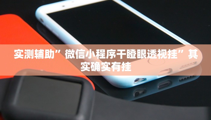 实测辅助”微信小程序干瞪眼透视挂”其实确实有挂