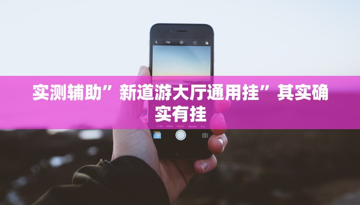 实测辅助”新道游大厅通用挂”其实确实有挂