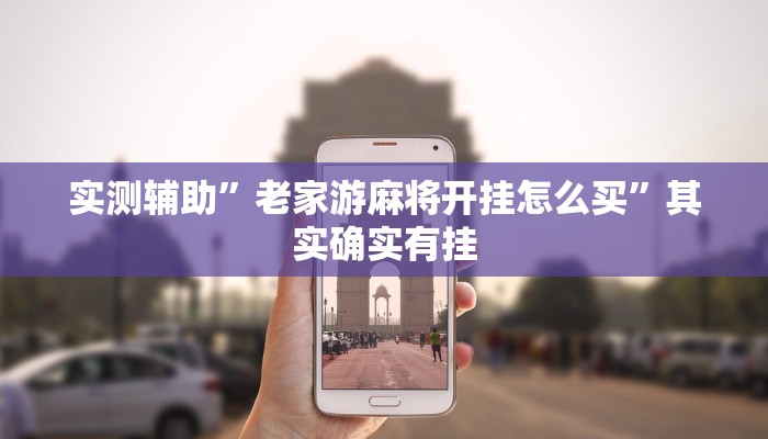 实测辅助”老家游麻将开挂怎么买”其实确实有挂